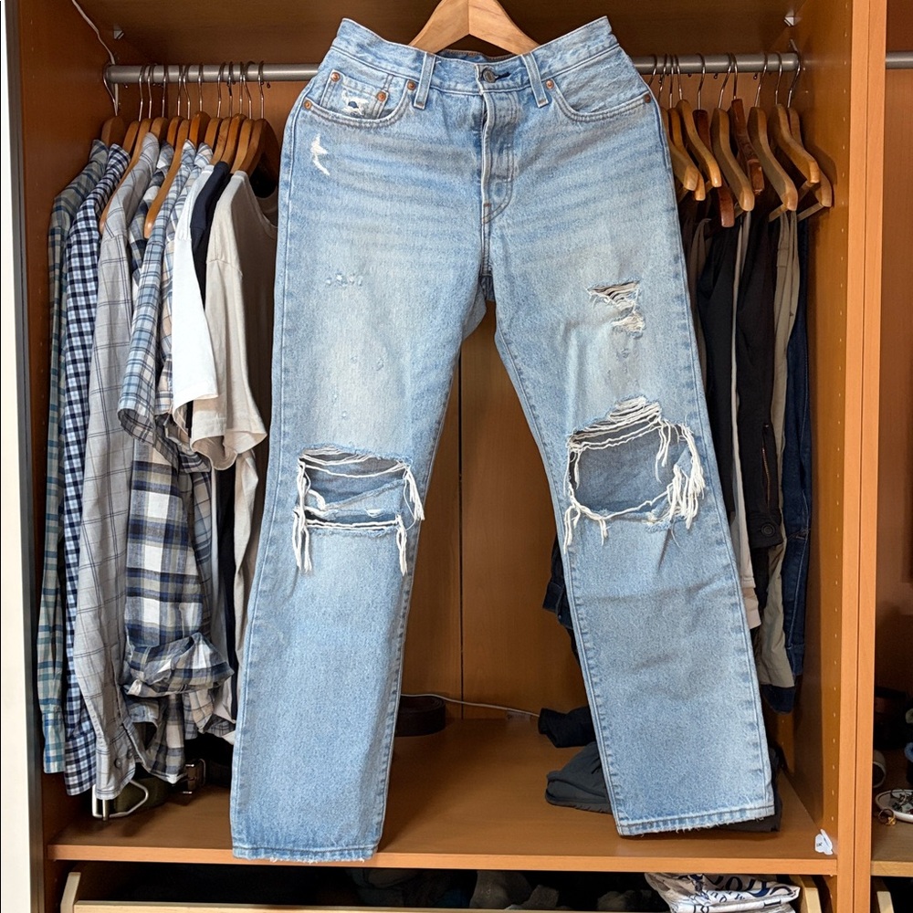 Levi’s 501 90’s destroyed jeans